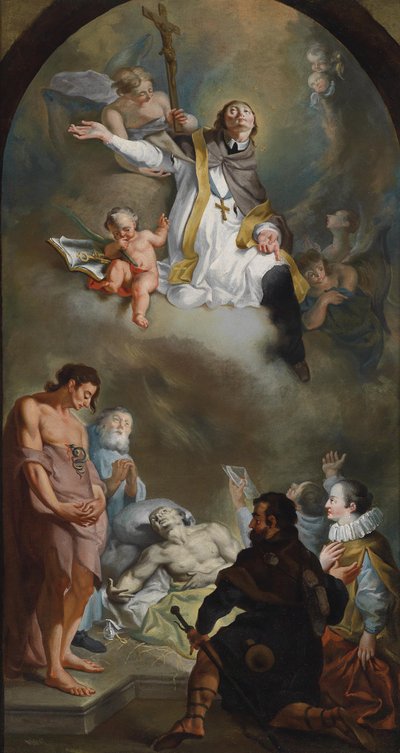 Saint John Nepomuk as Advocate of the Poor and Sick by Franz Anton Maulbertsch